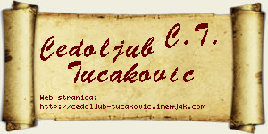 Čedoljub Tucaković vizit kartica